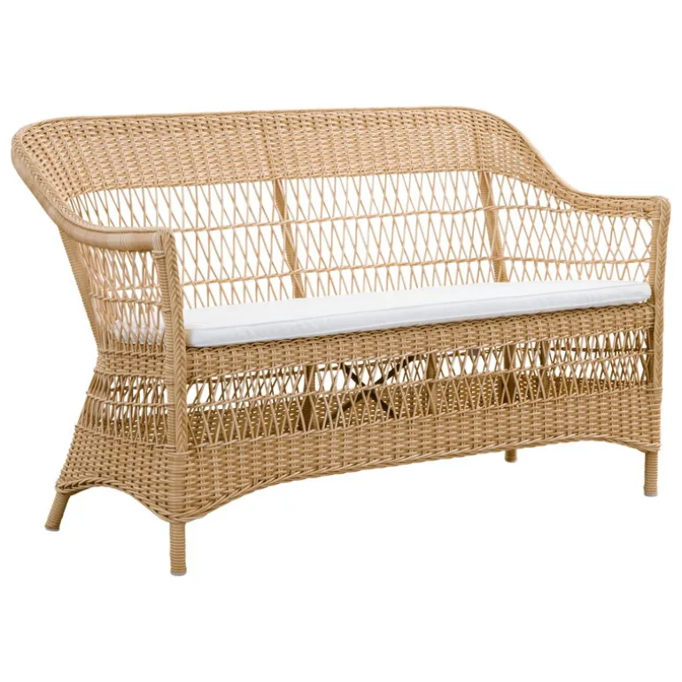 Sika-Design Charlot 2-seater sofa, natural - white