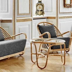 Sika-Design Charlottenborg table, natural rattan