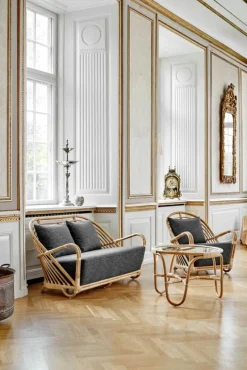 Sika-Design Charlottenborg table, natural rattan