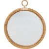 Sika-Design Ella mirror, large, natural rattan