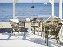 Sika-Design Emma chair, antique grey - white