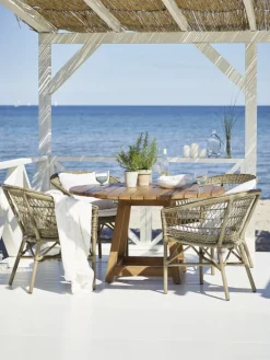 Sika-Design Emma chair, antique grey - white