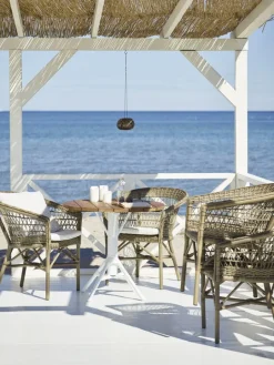 Sika-Design Emma chair, antique grey - white