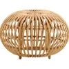 Sika-Design Franco Albini ottoman, large, natural rattan