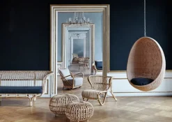 Sika-Design Franco Albini Exterior ottoman, large, natural