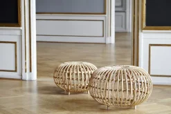 Sika-Design Franco Albini Exterior ottoman, large, natural