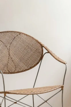 Sika-Design Funky dining chair, hazelnut rattan