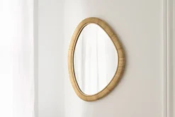Sika-Design Malou mirror, 70 x 55 cm, natural rattan