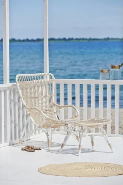 Sika-Design Monet Exterior footstool, white