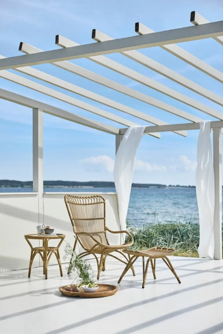 Sika-Design Monet Exterior footstool, antique