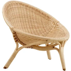 Sika-Design Rana lounge chair, natural rattan