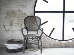 Sika-Design Rossini dining armchair, taupe rattan