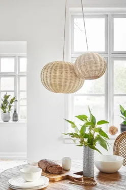 Sika-Design Tangelo lampshade, S, natural rattan