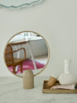 Skagerak Aino mirror, large, oak