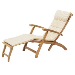 Skagerak Barriere deck chair cushion, golden yellow stripe