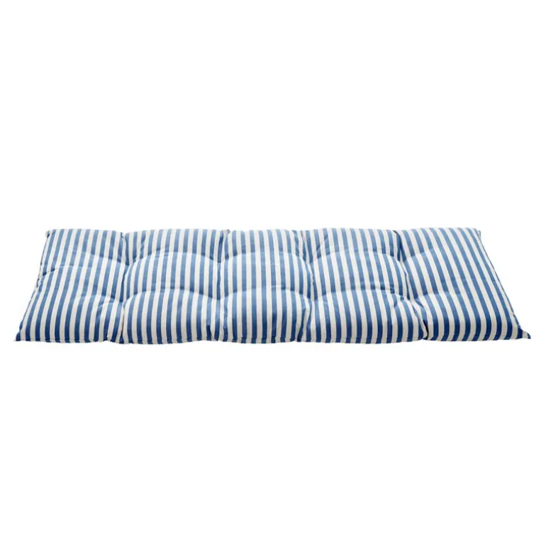 Skagerak Barriere outdoor cushion, 125 x 43 cm, sea blue stripe