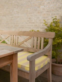 Skagerak Drachmann seat cushion, lemon - sand