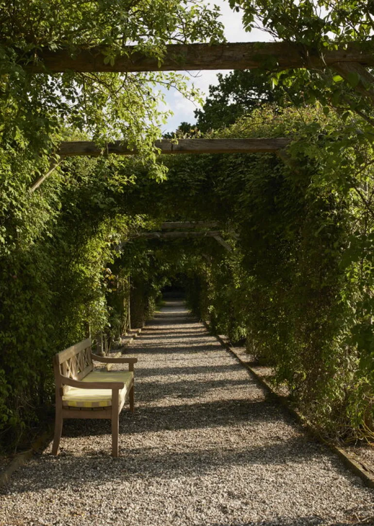 Skagerak Drachmann seat cushion, lemon - sand