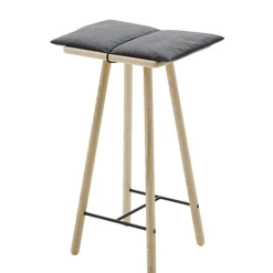 Skagerak Georg bar stool, low, oak