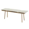 Skagerak Georg bench, oak - linen