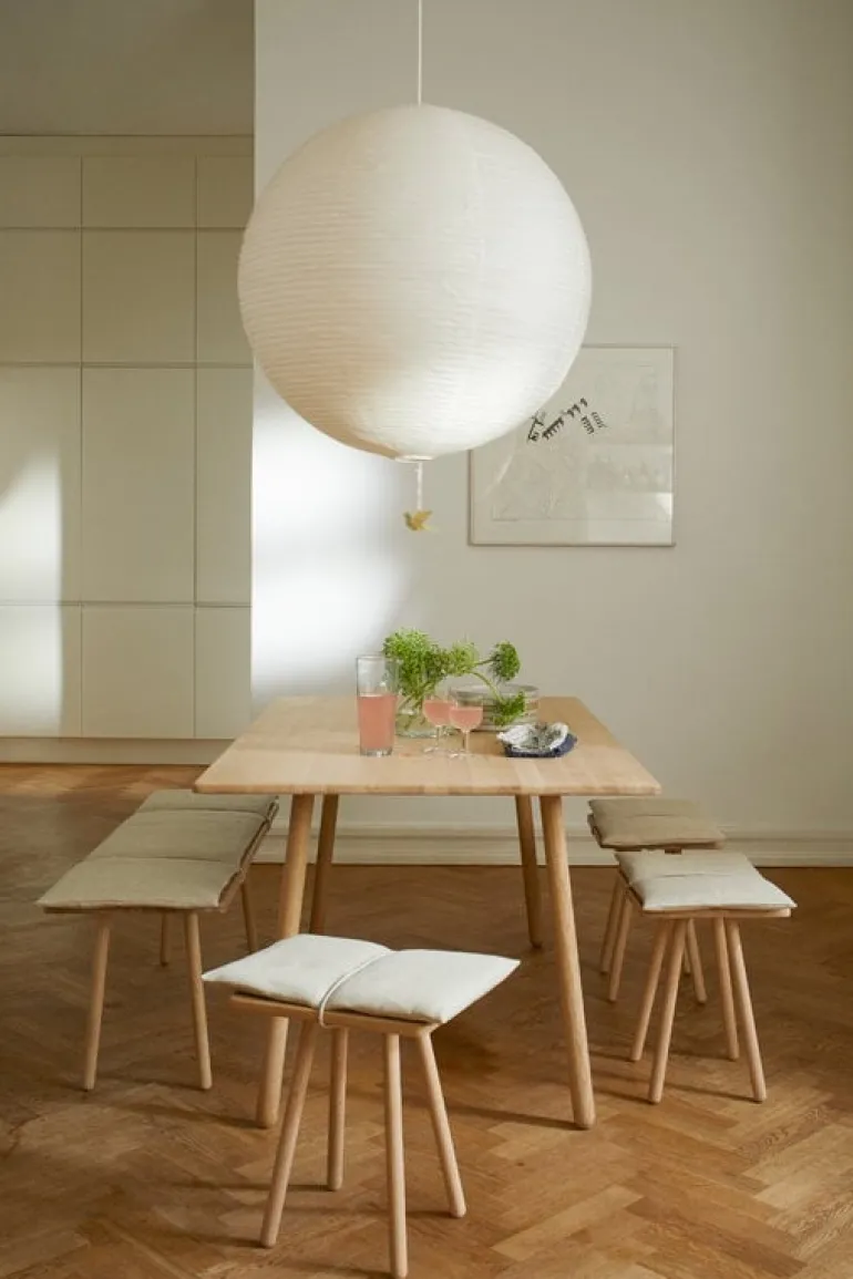 Skagerak Georg stool, oak - linen