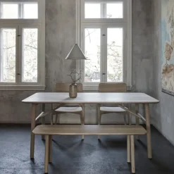 Skagerak Hven bench, untreated oak