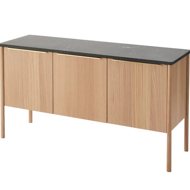 Skagerak Jut cabinet, black marble