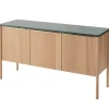 Skagerak Jut cabinet, green marble