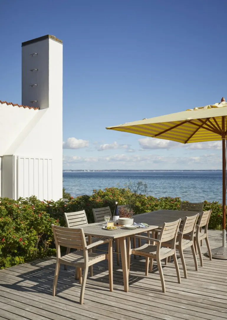 Skagerak Messina umbrella 300 x 300 cm, lemon - sand