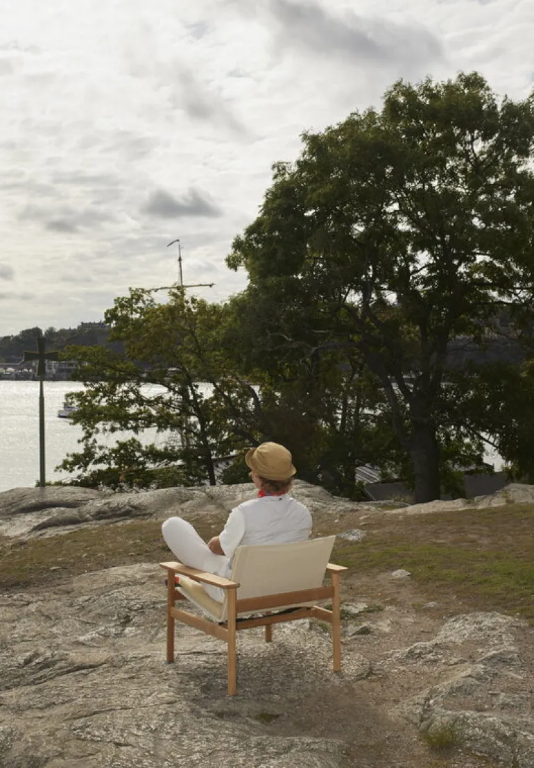 Skagerak Pelagus lounge chair, sand