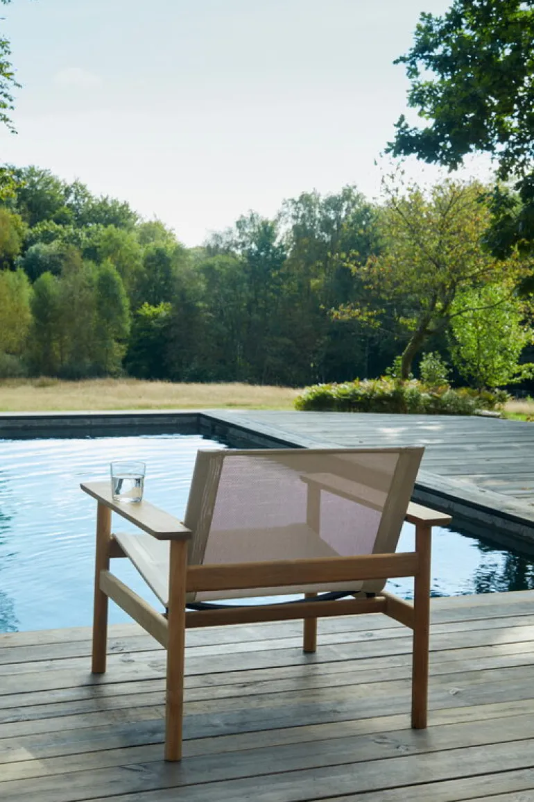 Skagerak Pelagus lounge chair, sand