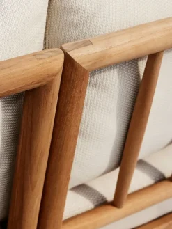 Skagerak Tradition corner module, teak - light sand