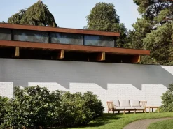 Skagerak Tradition end module, teak - light sand