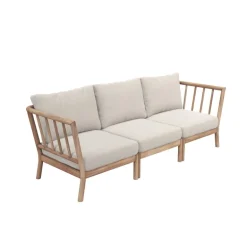 Skagerak Tradition end module, teak - light sand