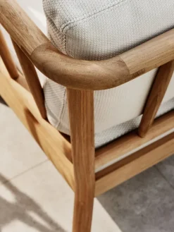 Skagerak Tradition lounge chair, teak - light sand