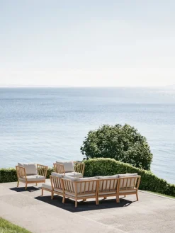 Skagerak Tradition lounge chair, teak - light sand