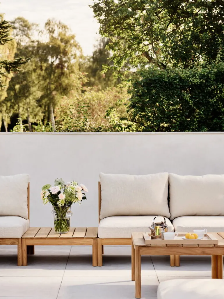 Skagerak Tradition lounge table, low, teak