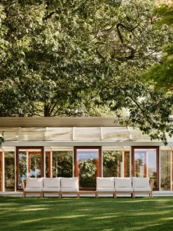 Skagerak Tradition lounge table, low, teak