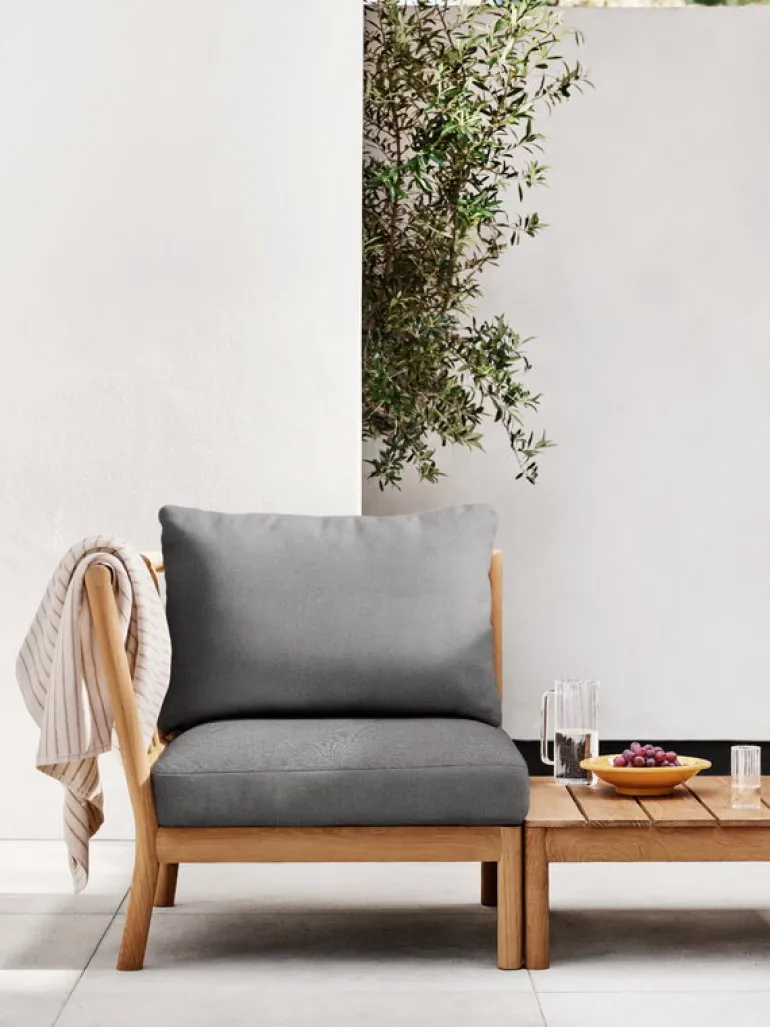 Skagerak Tradition lounge table, low, teak