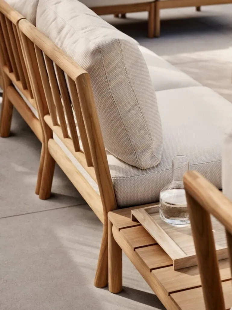 Skagerak Tradition lounge table, low, teak