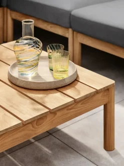 Skagerak Tradition lounge table, low, teak