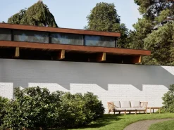 Skagerak Tradition lounge table, high, teak