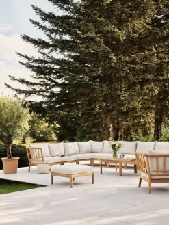 Skagerak Tradition lounge table, high, teak