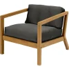 Skagerak Virkelyst chair, teak - charcoal