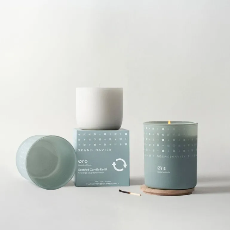 Skandinavisk Scented candle refill, ØY, large