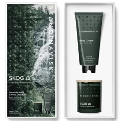 Skandinavisk Scented candle and hand cream set, SKOG