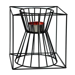 Skargaarden Boo candle holder, black