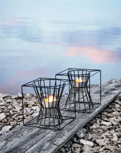 Skargaarden Boo candle holder, black