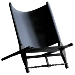 Skovshoved Møbelfabrik OGK safari chair, black painted beech  - black