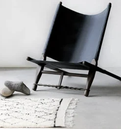 Skovshoved Møbelfabrik OGK safari chair, black painted beech  - black